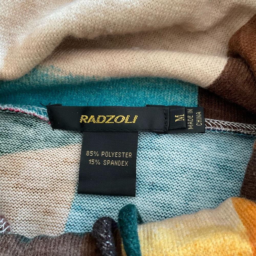Radzoli Long Sleeve, Cowl Neck Vibrant Color Holiday Dress, Women’s Sz M - Picture 7 of 8